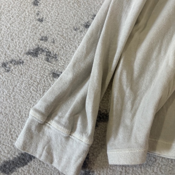 White, Yellow, and Orange Sun and Palm Trees Long Sleeve Top- C&C California - Picture 5 of 6